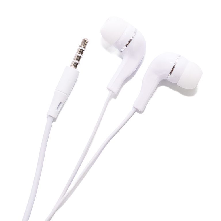 Audifonos Con Cable Line Tipo Jack 3.5mm. Blanco