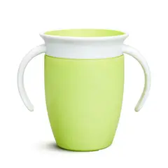 MUNCHKIN - Vaso Antiderrame Miracle 360° Con Asas 207ml - Verde
