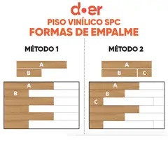 DOER - Piso Vinílico SPC Gris Alerce 2,24mt2, 5mm 122x18,4 cm