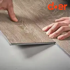 DOER - Piso Vinílico SPC Madera Rústica 2,24mt2, 5mm 122x18,4 cm