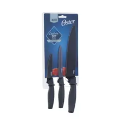 OSTER - Set Cuchillos Negros (3u)