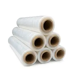 GENERICO - Pack 6 rollos Film de embalaje transparente 20 micras 350 metros