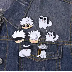 GENERICO - Set de 7 Pines Broches Satoru Goju Jujutsu Kaisen