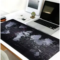 GENERICO - Mouse Pad Gamer XXL Antideslizante Mapamundi