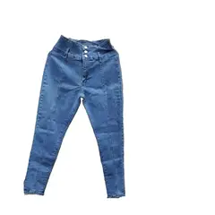 GENERICO - Pantalón Tiro Alto Para Mujer Mezclilla Colores