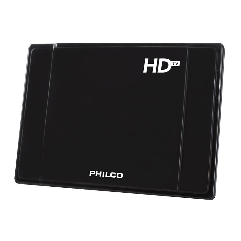 PHILCO Antena HDTV HD400 5dBi – Uso Sobremesa o Mural