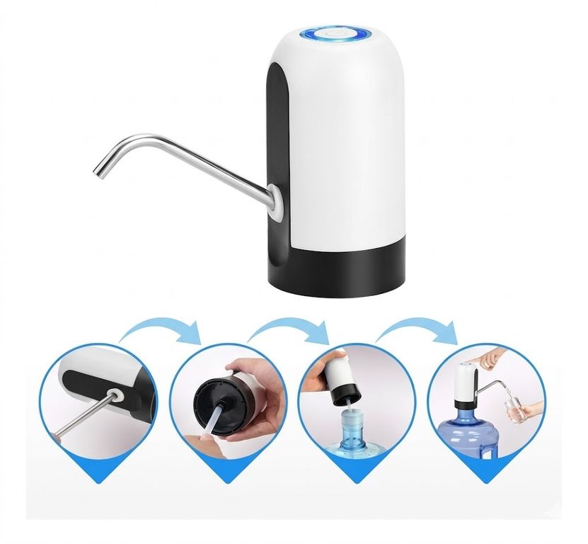 GENERICO Dispensador de Agua Eléctrico y Recargable