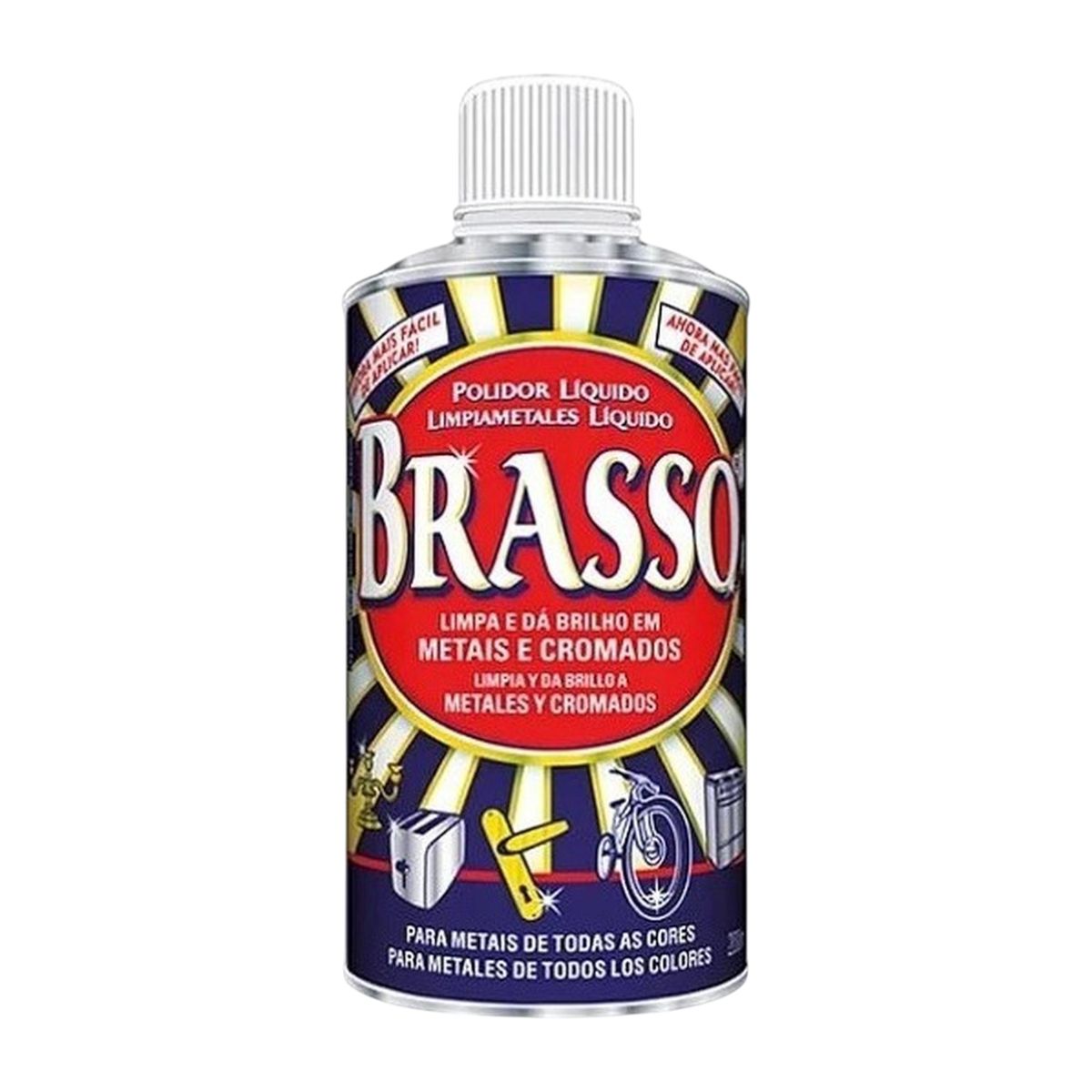 BRASSO - Limpiador Pulidor Cobre Laton Brasso 200ml