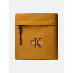 CALVIN KLEIN - Bolso Reporter con Monograma Mostaza