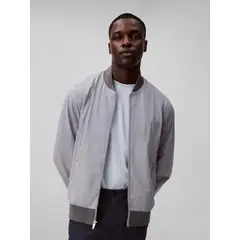 CALVIN KLEIN - Chaqueta Matte Bomber Gris