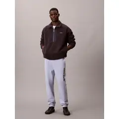 CALVIN KLEIN - Jogger con Gráfico Retro Gris