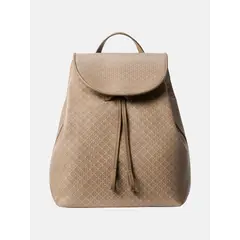 CALVIN KLEIN - Mochila con Estampado de Monograma Beige