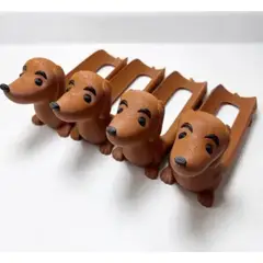 GENERICO - Pack 4x Porta Completos Para Hot Dog Estilo Perro Salchicha BELUG
