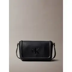 CALVIN KLEIN - Bandolera con Logo Soft Touch Negro