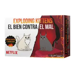 EXPLODING KITTENS - Juego De Cartas el bien contra el mal Idioma Español