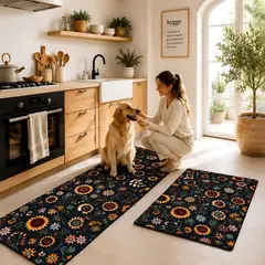 GENERICO - Set de Alfombras para Cocina Estilo y Funcionalidad