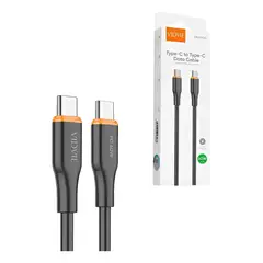 GENERICO - Cable Usb Tipo-C a Tipo-C 60w Datos Y Carga Rapida Vidvie 100cm