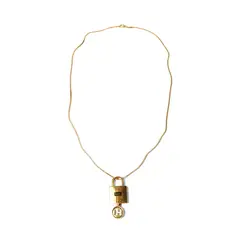 HUF - Colgante Lock & key Gold O/S