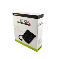 TECNOLAB - Telefono Sobremesa Discado Rapido Tl483w Blanco