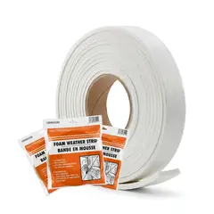 DALI - Pack x 5 Cinta Aislante para Ventanas y Puertas 18 mm x 5 mm x 5 m – Sellado Térmico y Acústico