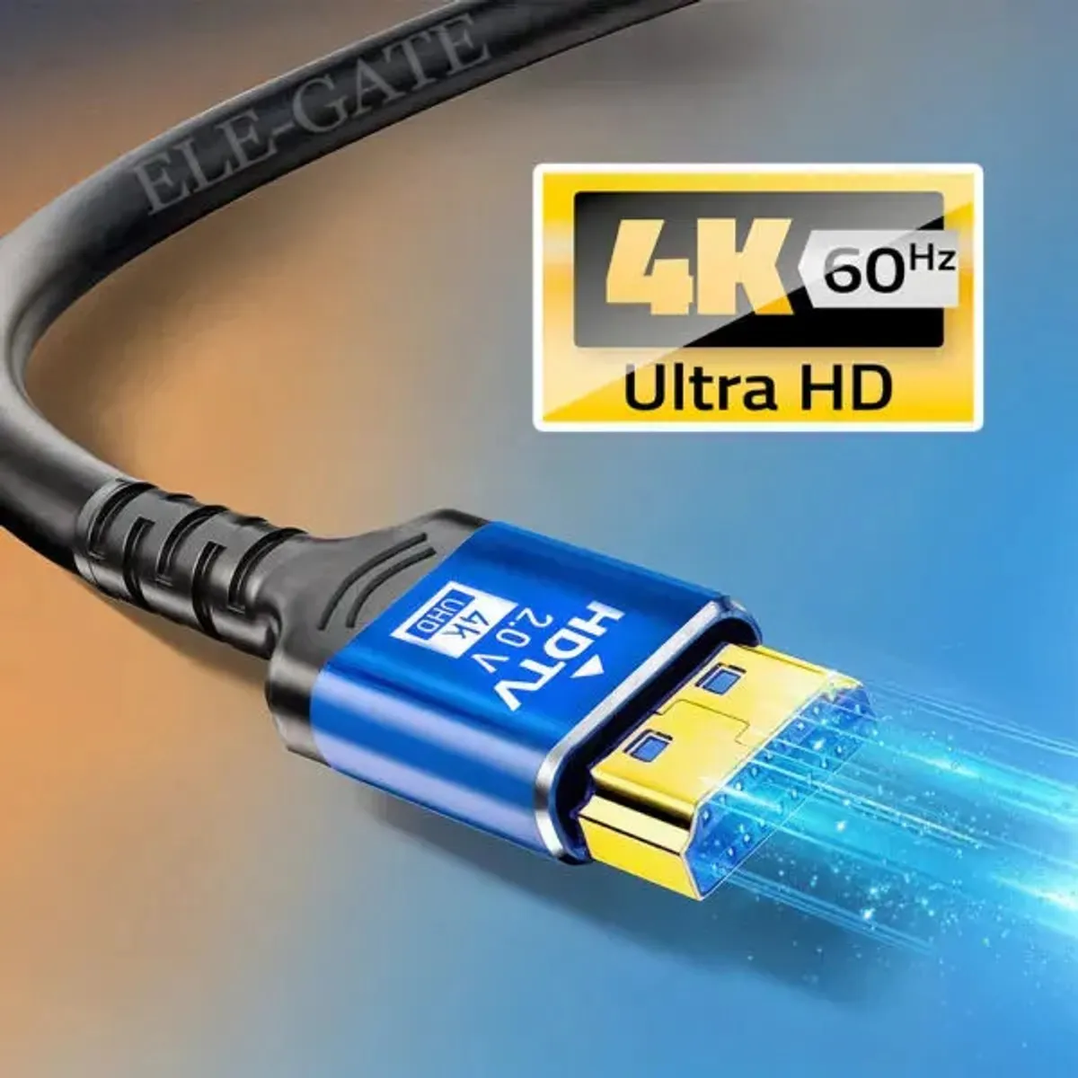 IRM - Cable HDMI 15 Metros 4K 60Hz Ultra HD Blindado Reforzado Smart TV Consolas Proyector FIGO STORE