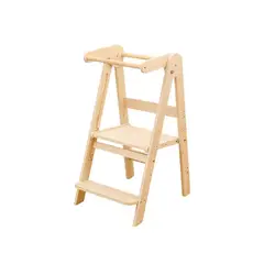 BANDU - Torre Aprendizaje Montessori Madera Plegable 3 Niveles Bandú