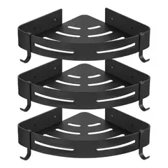 NORPLAT - 3 Organizador para Ducha esquinero Baño Repisa -