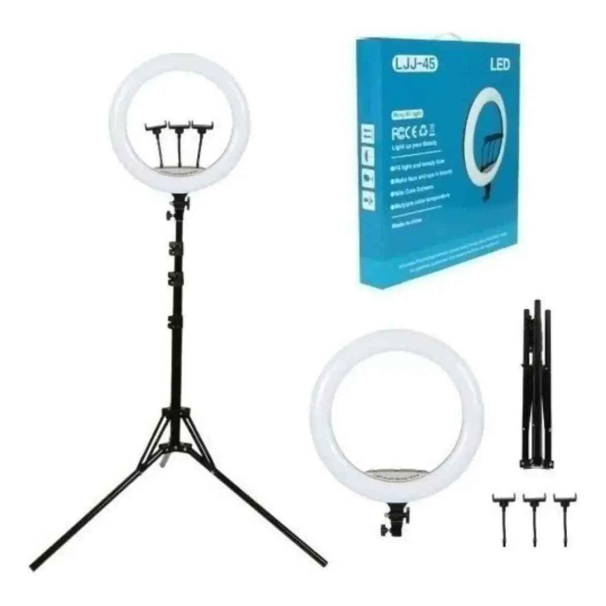 GENERICO - Soporte Para Aro De Luz 2,1 Metros Pie De Flash Profesional