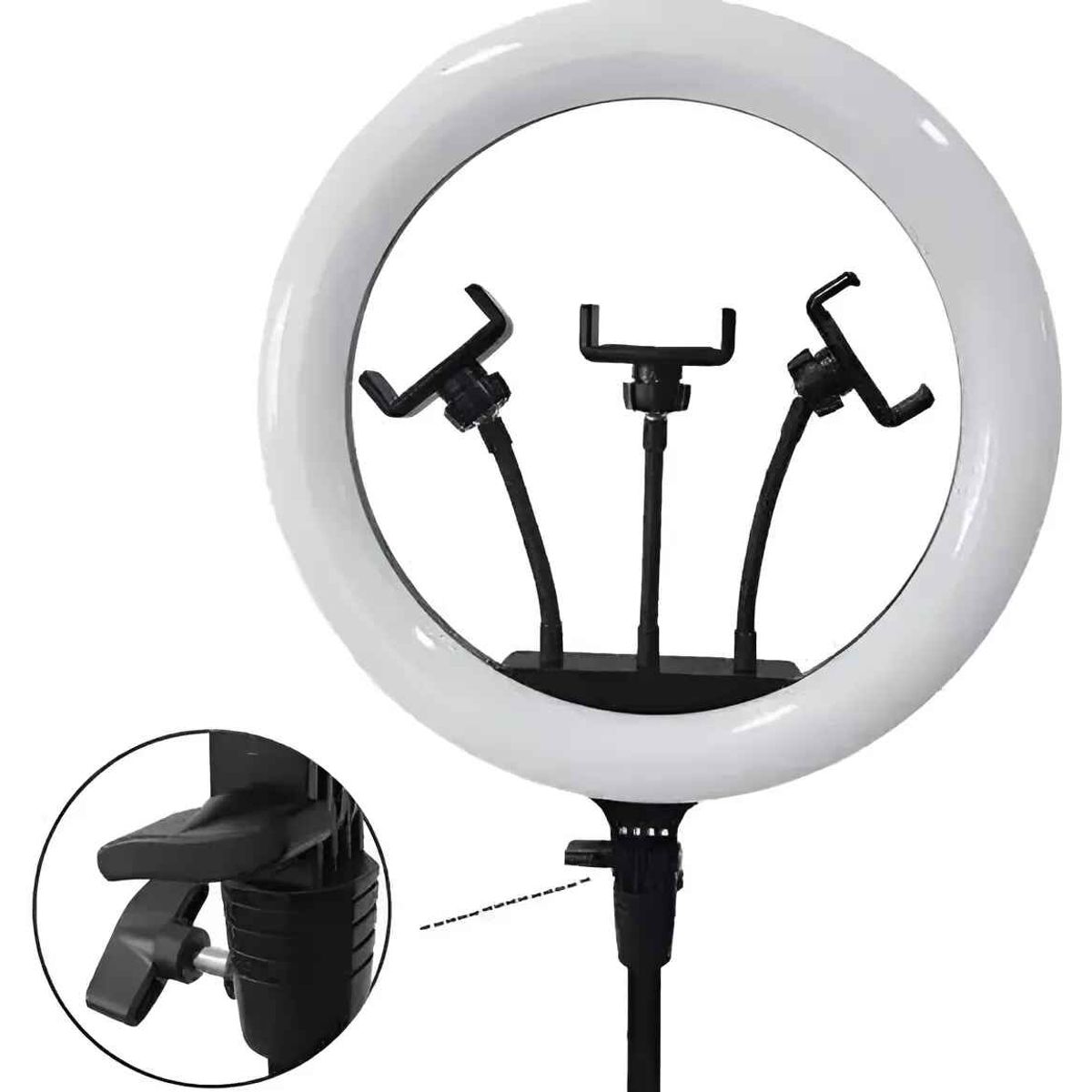 GENERICO - Soporte Para Aro De Luz 2,1 Metros Pie De Flash Profesional