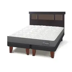 CIC - Cama Europea Anatomic 2 Plazas Base Dividida Respaldo New Dub