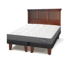 CIC - Cama Europea Anatomic 2 Plazas Base Dividida Respaldo New Torino