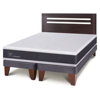 Cama Europea Ortopedic 2 Plazas Base Dividida + Respaldo Munichich