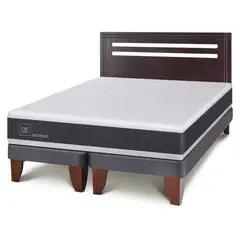 CIC - Cama Europea Ortopedic 2 Plazas Base Dividida + Respaldo Munichich