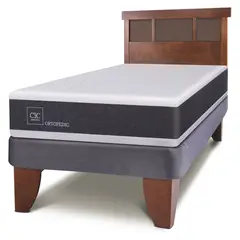 CIC - Cama Europea Ortopedic 1.5 Plazas + Respaldo