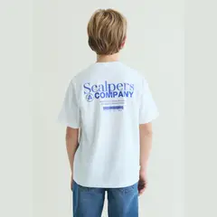 SCALPERS - CAMISETA ALGODÓN REGULAR FIT