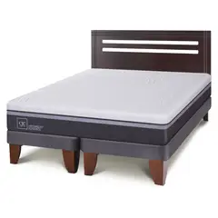 CIC - Cama Europea Ortopedic Advance 2 Plazas Base Dividida + Respaldo New Munich