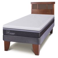 Cama Europea Ortopedic Advance 1.5 Plaza + Respaldo New Dublin