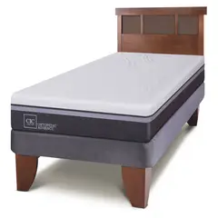 CIC - Cama Europea Ortopedic Advance 1.5 Plaza + Respaldo New Dublin