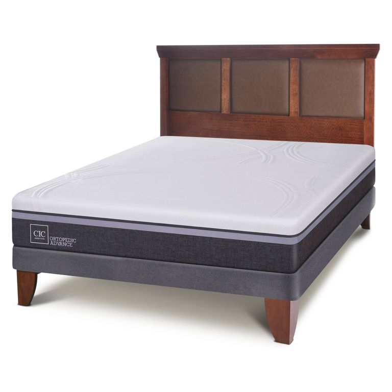 CIC Cama Europea Ort Adv 2 Plazas Base Normal Respaldo New Tor
