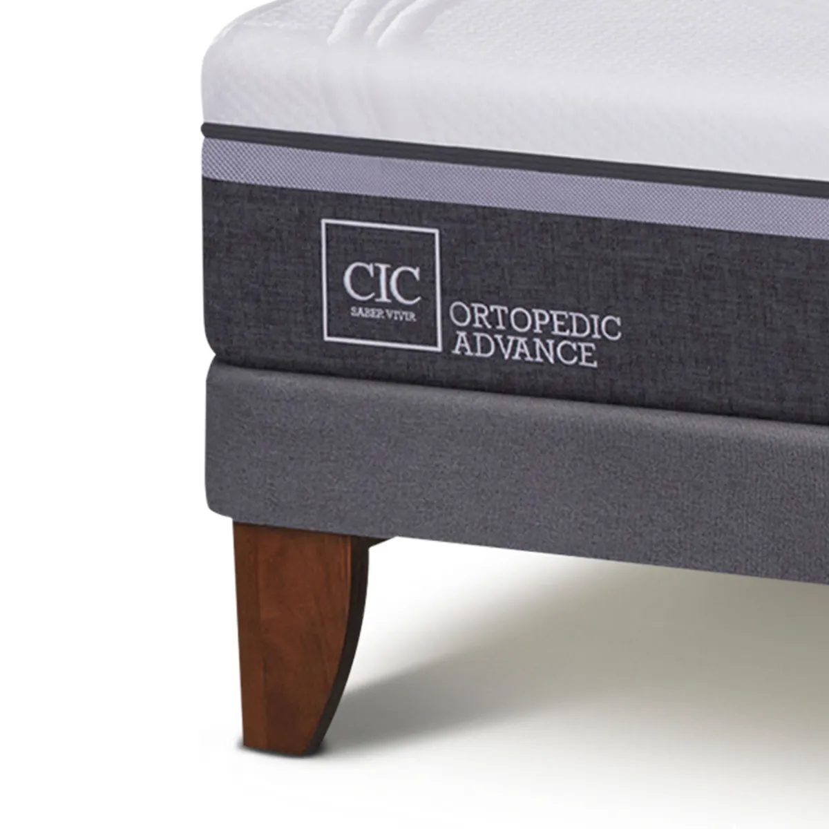 CIC - Cama Europea Ortopedic Advan King Respaldo New Tor Cic
