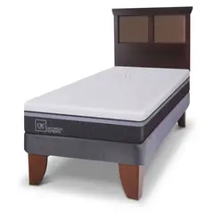 CIC - Cama Europea Ortopedic Advan 1.5 Plaza Respaldo New Tor
