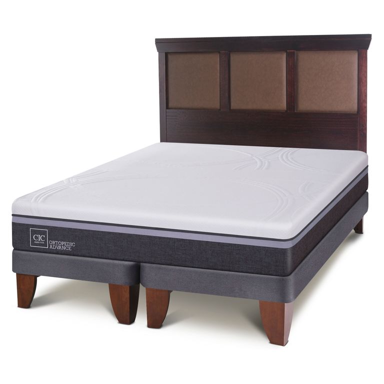 CIC Cama Europea Ort Adv 2 Plazas Base Dividida Respaldo New Tor