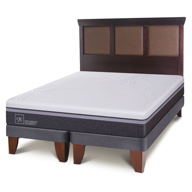CIC - Cama Europea Ort Adv 2 Plazas Base Dividida Respaldo New Tor Cic