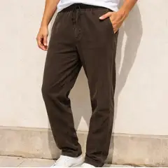 BLUE MOUNTAIN - Pantalón Buzo Hombre Recto Cotele Con Micropolar Hr-270