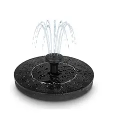 IRM - Fuente De Agua Solar Flotante Para Estanque Jardin Bomba Panel Boquillas