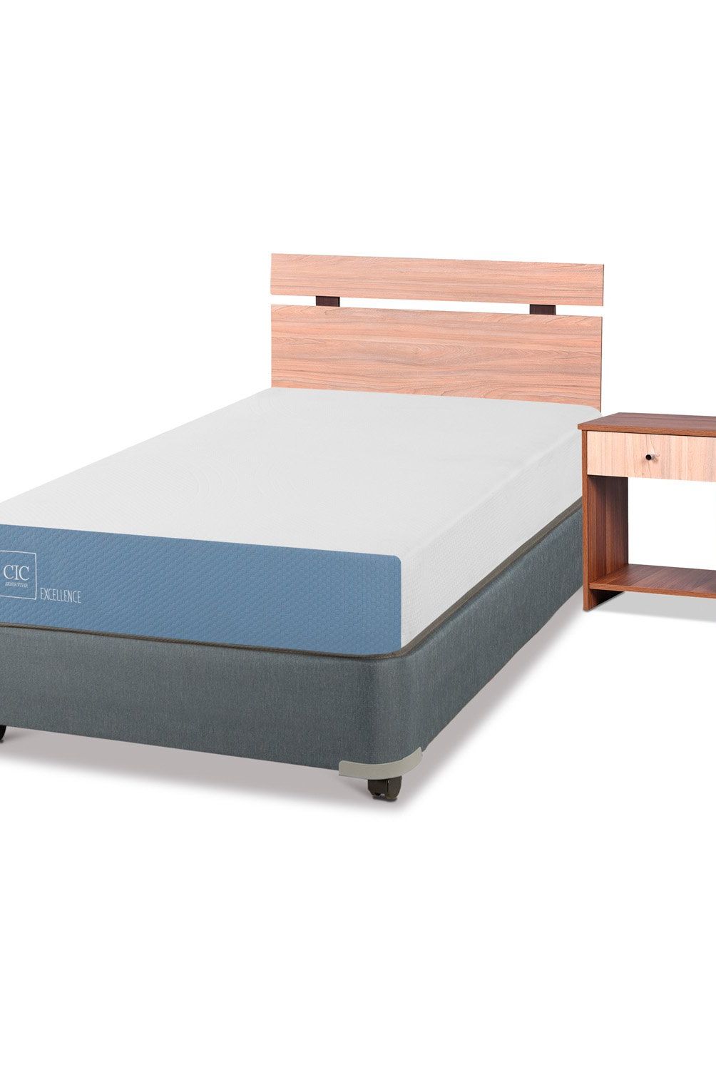 CIC - Cama Europea 1 Plazas + Set Olmo Cic