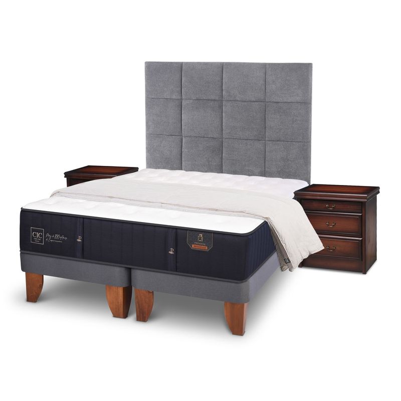 CIC - Cama Europea Premium 2 Plazas Tamesis Pluma 15%Ganso Cic
