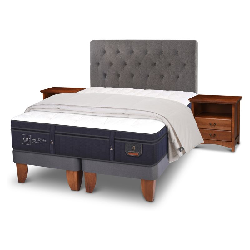 CIC - Cama Europea S.Prem 2 Plazas Kav Plumas 100%Ganso Cic