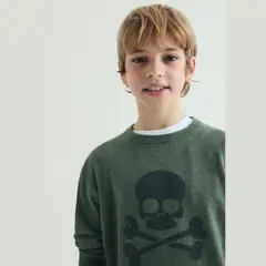 SCALPERS - JERSEY CALAVERA CONTRASTE