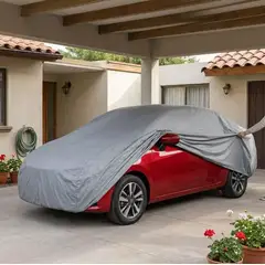 IRM - Funda Cubre Auto Impermeable Cobertor Carpa Proteccion Uv Lluvia Sol Polvo